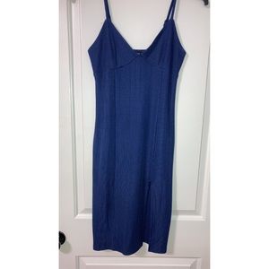 Sexy royal blue dress